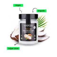 Wefood Organik Hindistan Cevizi Yağı Soğuk Sıkım 300 ml (2 Adet)