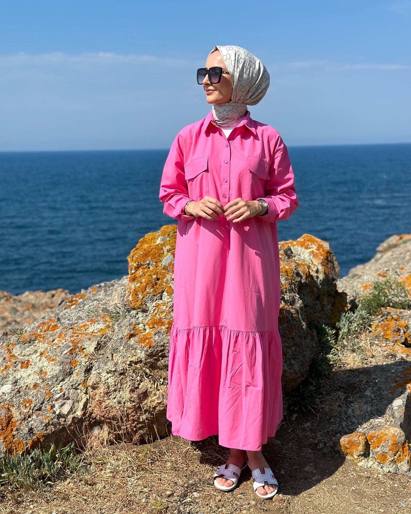 Marsilya Elbise Pembe