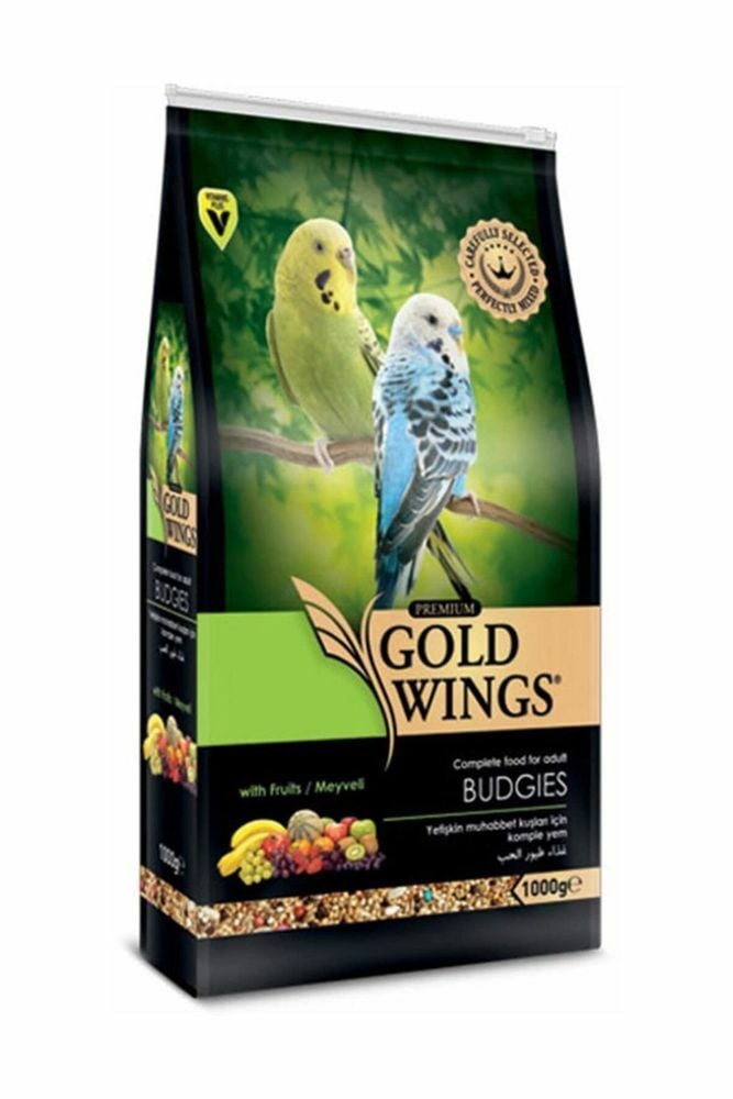 Gold Wings Premium 1 kg Muhabbet Kuş Yemi