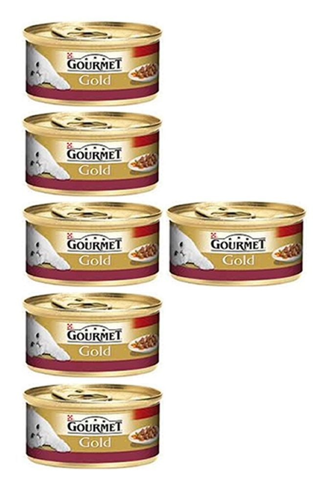 Gourmet Gold Çifte Lezzet Sığır Etli&Tavuklu Yaş Kedi Maması 85Gr 6AL 5ÖdeCNDST0510GGÇLST