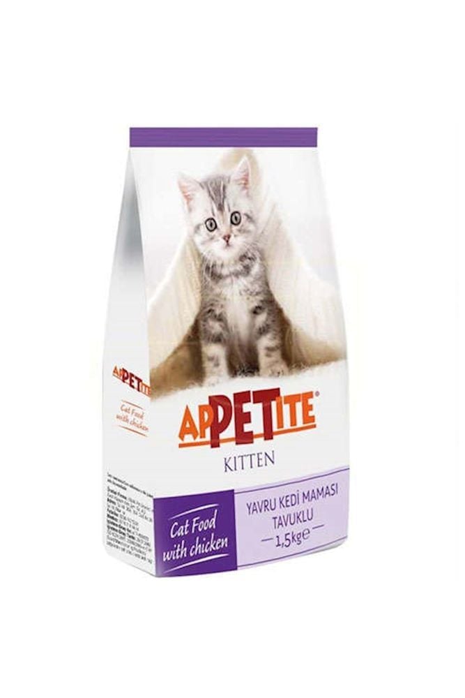 Appetite Kitten Tavuk Etli 1.5 kg Yavru Kuru Kedi Maması