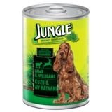 Jungle - Kuzu Etli Av Hayvanlı Konserve Köpek Maması 415 gr
