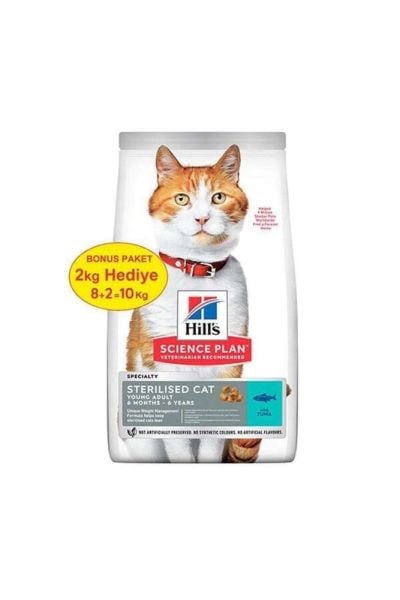Hill's Sterilised Ton Balıklı Kısırlaştırılmış 10 kg Yetişkin Kedi Maması