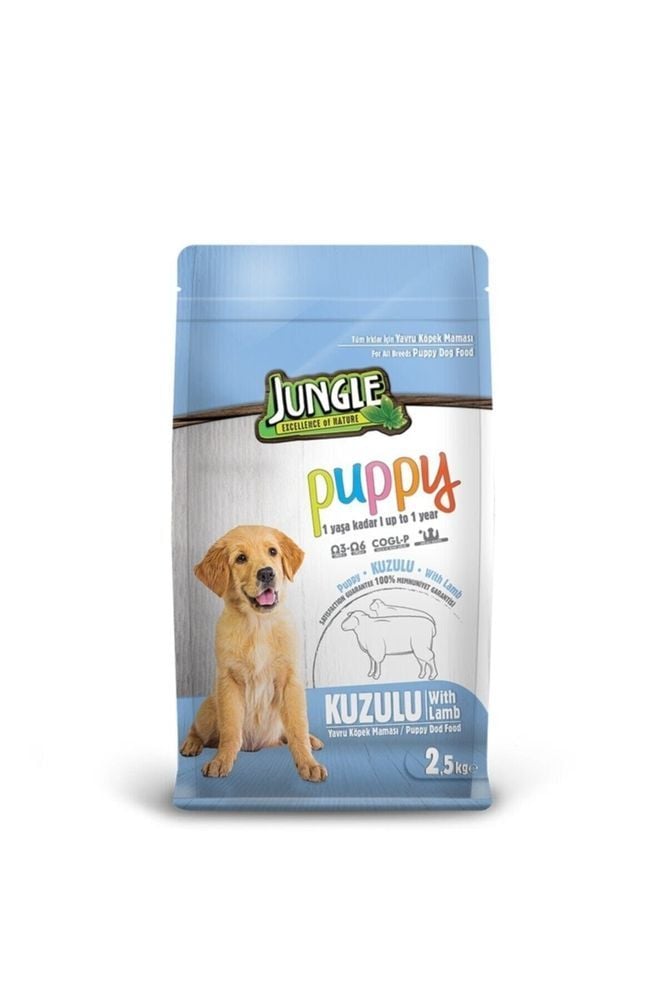 Jungle Kuzu Etli 2.5 kg Yavru Kuru Köpek Maması