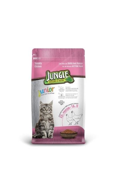 Jungle Junıor Tavuklu 500 gr Yavru Kuru Kedi Maması