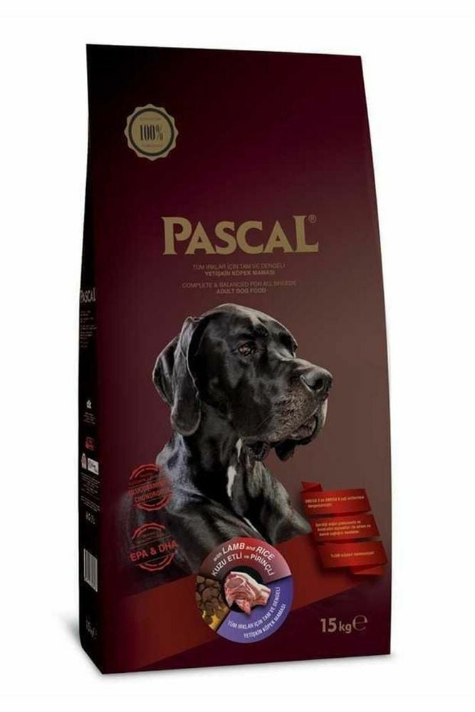 Pascal Kuzu Etli 15 kg Yetişkin Kuru Köpek Maması