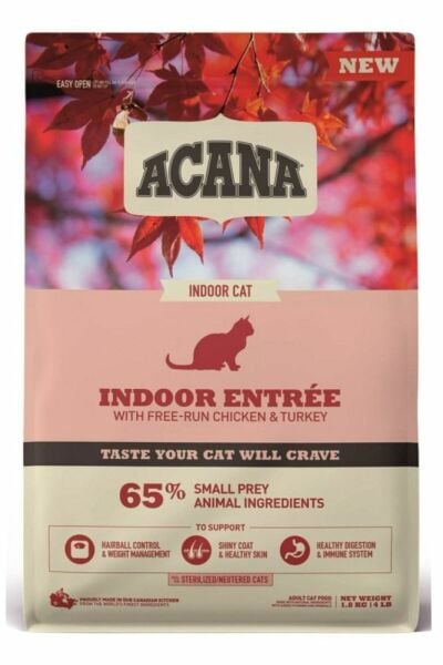 Acana Indoor Entree Sterilised 1.8 kg Yetişkin Kedi Maması