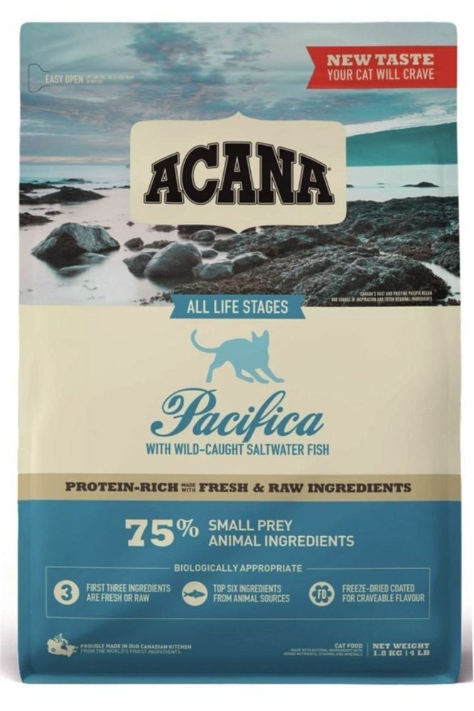 Acana Pacifica Tahılsız Balıklı 1.8 kg Tüm Yaşam Evreleri Yetişkin Kuru Kedi Maması
