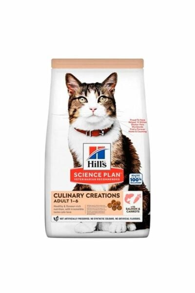 Hill's Culinary Creations Somon ve Havuçlu 1.5 kg Yetişkin Kedi Maması