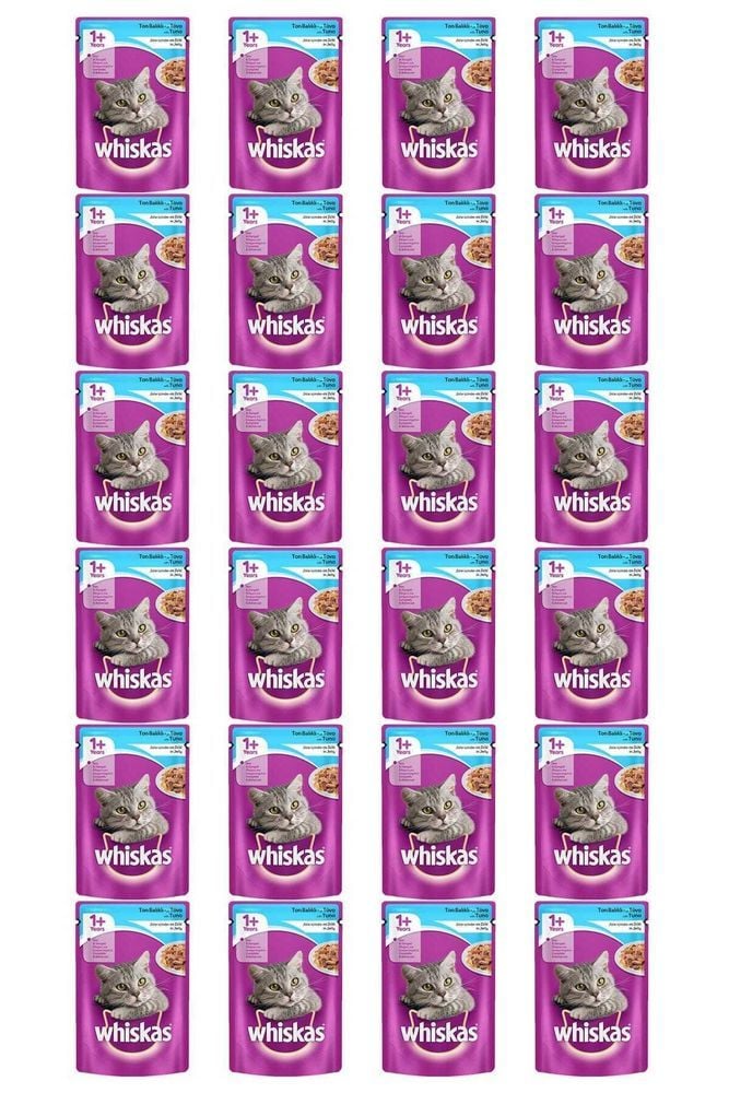 Whiskas Pouch Ton Balıklı Yetişkin Kedi Maması 28 x 85 G