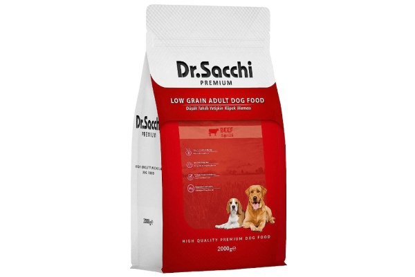 Dr. Sacchi Premium Düşük Tahıllı Sığır Etli 2 kg Yetişkin Köpek Maması