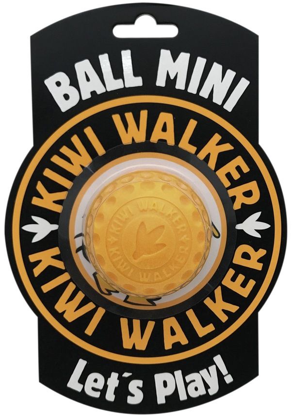 Kiwi Walker Dayanıklı Yüzen Köpek Oyuncağı Ball Mini - Turuncu