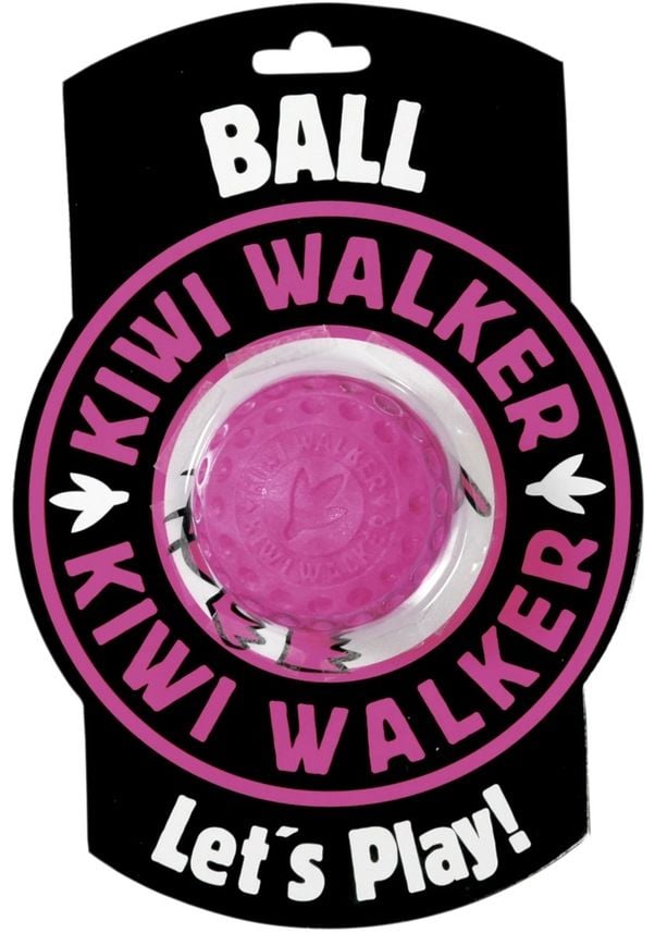 Kiwi Walker Parçalanmaz Yüzen Köpek Oyuncağı Sert Top Maxi PEMBE