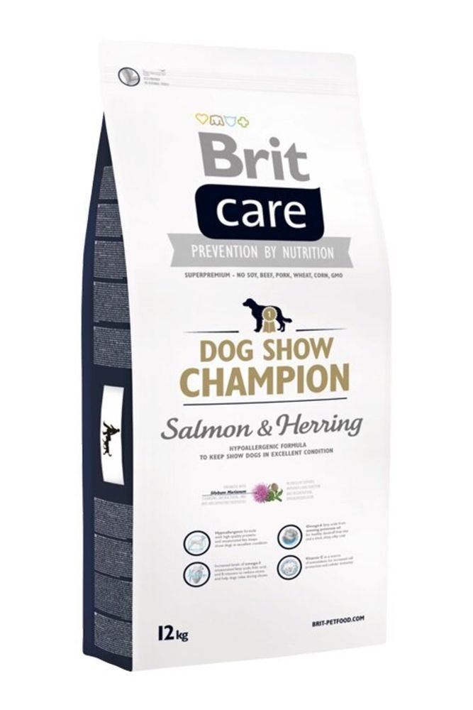 Brit Care Dog Chow Champion Somonlu ve Ringalı 12 kg Yetişkin Köpek Maması