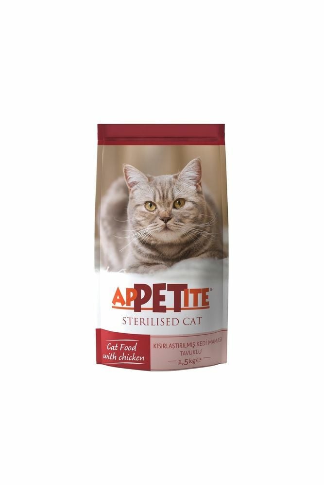 Appetite Sterilised Tavuk Etli Kısırlaştırılmış 1.5 kg Yetişkin Kuru Kedi Maması