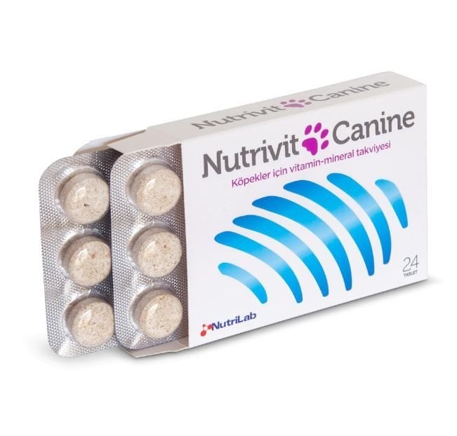 Nutrivit Canine Köpekler için Vitamin Mineral Takviyesi 24 tablet