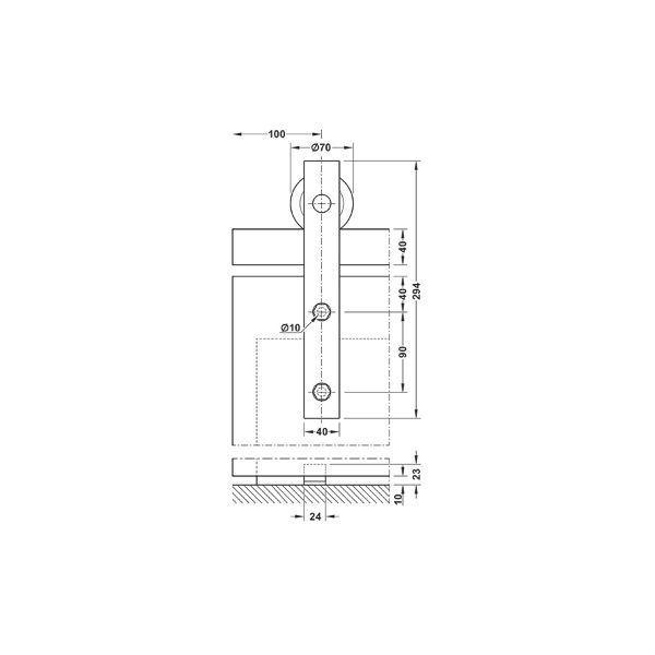 0S Kayar Kapı Seti 750-1000mm