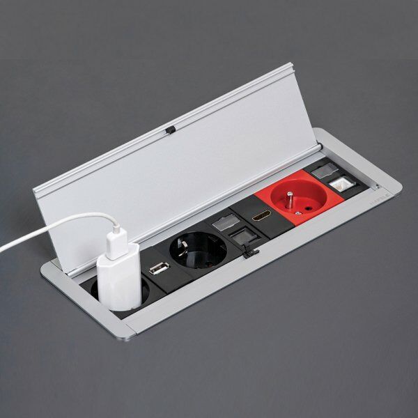 Hafele ODIN GRN.2priz/UPS/CAT6&3/HDMI/USB,m.el.