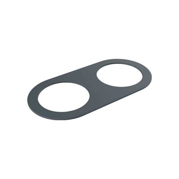 Hafele Montaj Plakası Port İkili Antrasit Renk