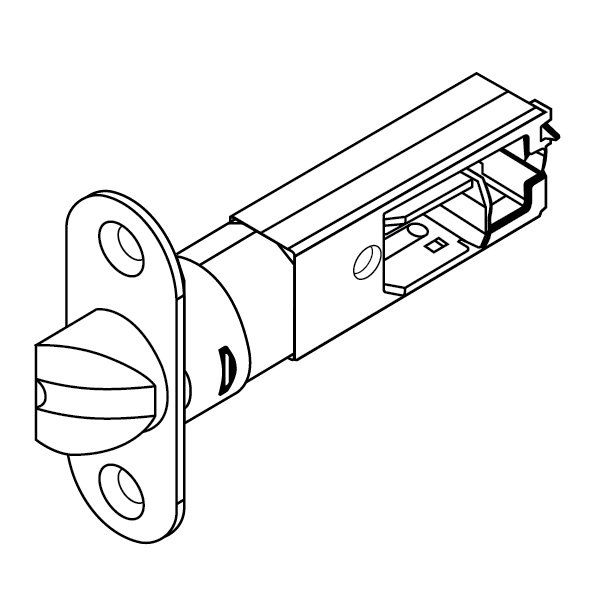 Hafele Nova&Forma Aynalı Dil Yuvarlak 80mm