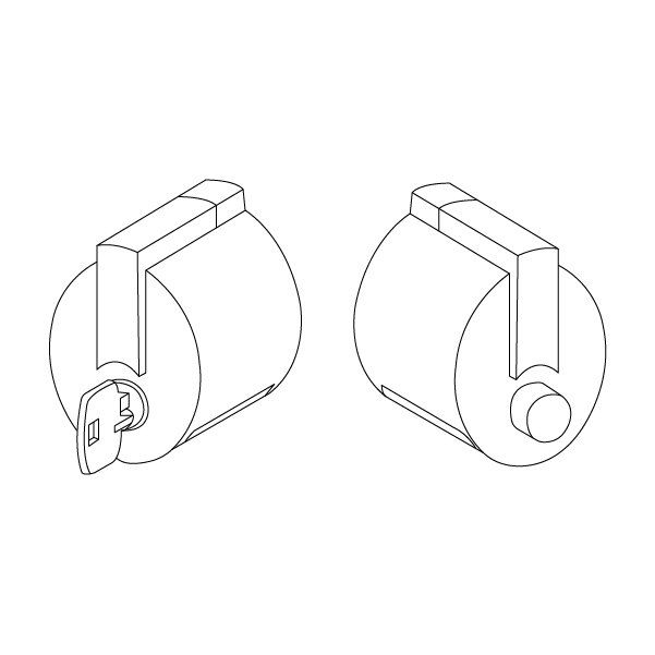 Hafele Forma Topuz Kilit Ofis Parlak Krom