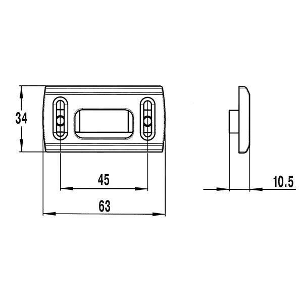 Hafele Nova&Forma Ayarlı Kilit Karşılığı