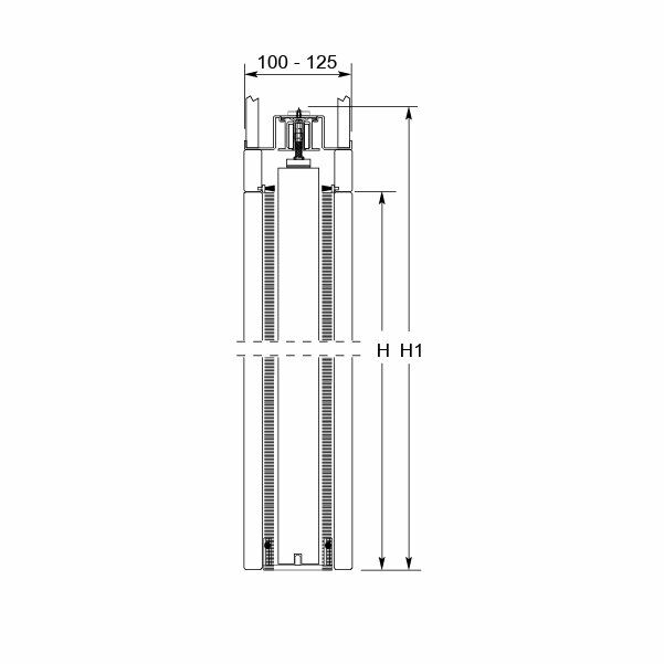 Hafele Unico Tek 900x2100mm