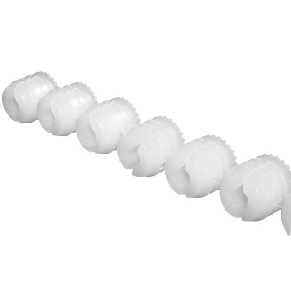 Hafele Plastik Açılan Şerit Dübel M6x8mm (36 adet), Beyaz