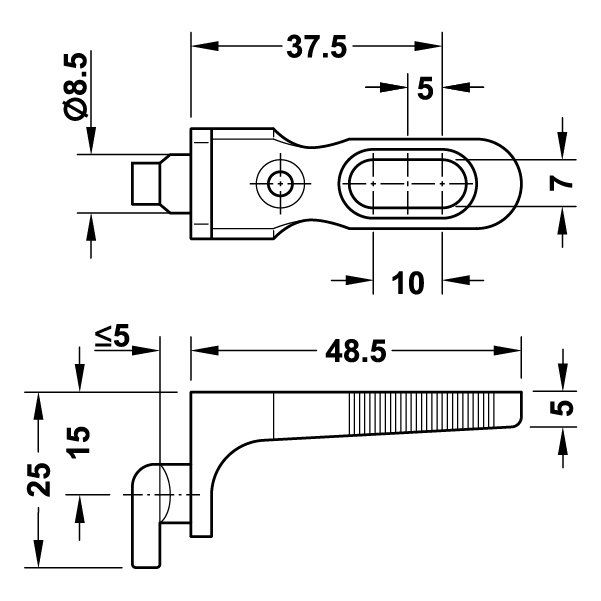 afele Arka Panel Bağlantı Elemanı Ham