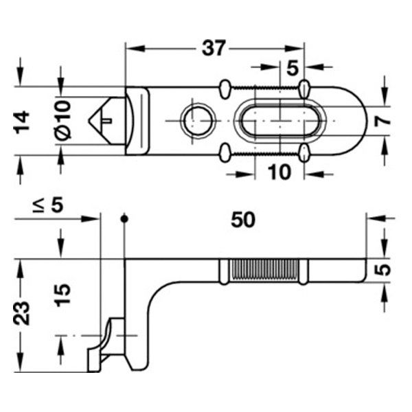 afele Arka Panel Bağlantı Elemanı Ham