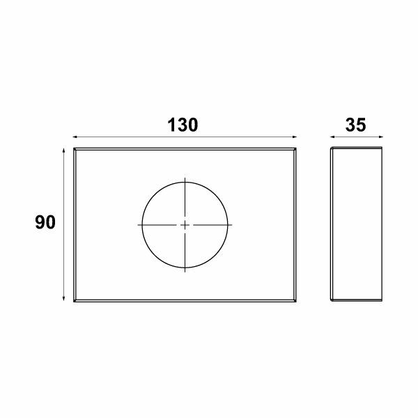 Hafele Hijyen Poşet Dispenseri Kapaklı Parlak Krom Renk