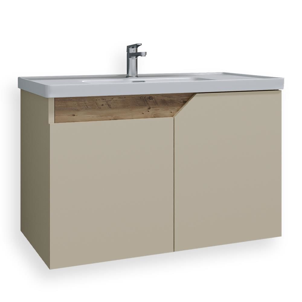 Teta Home Napoli 80 Cm Mdf Banyo Lavabolu Alt Dolap