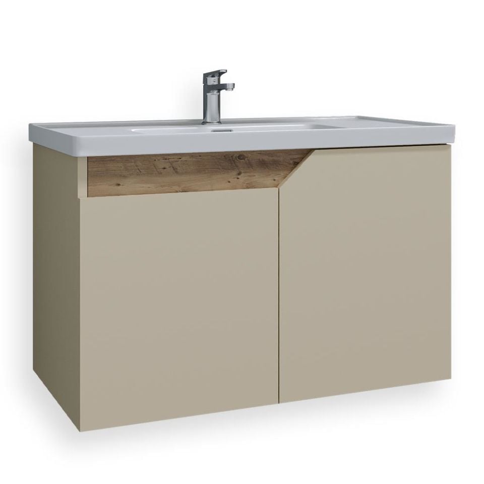 Teta Home Napoli 80 Cm Mdf Banyo Lavabolu Alt Dolap