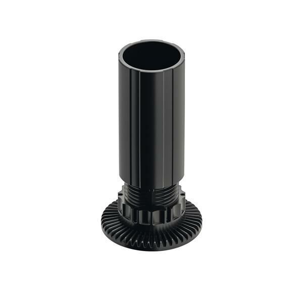 Hafele AXILO 48 Baza ayağı siyah vidalı 150mm