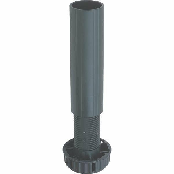 Hafele PFT04 Dübelli Baza Ayağı 150mm, Siyah Renk