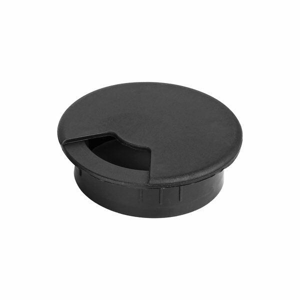 Hafele Mino Plastik Kablo Kapağı Ø80mm, Mat Siyah Renk
