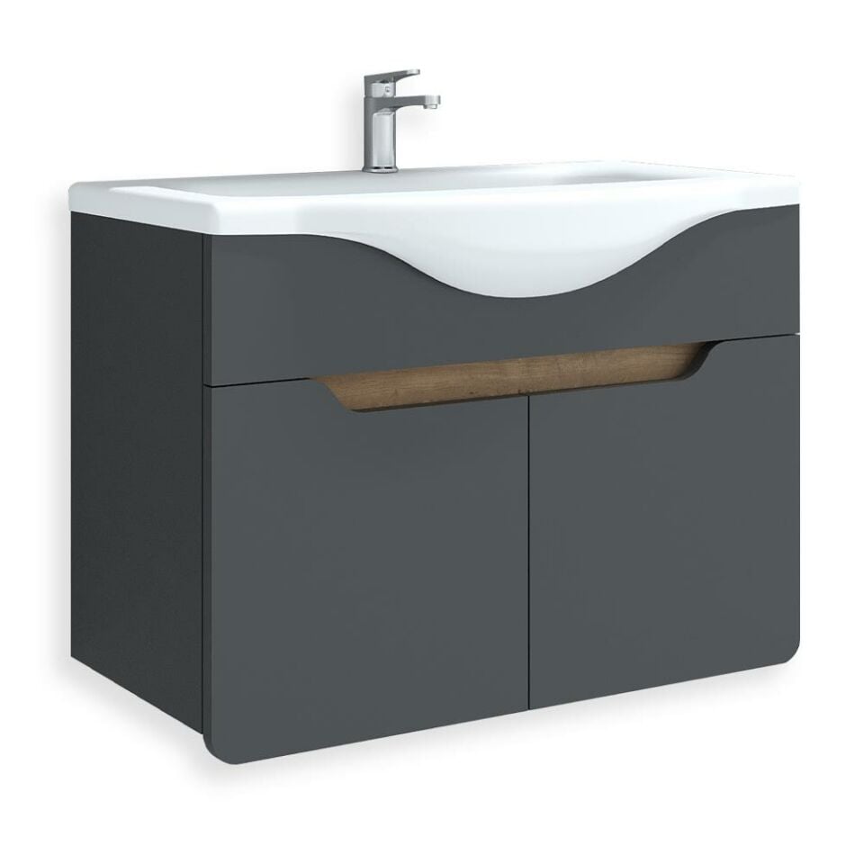 Teta Home Meksika 65 cm Mdf Banyo Lavabolu Alt Dolap