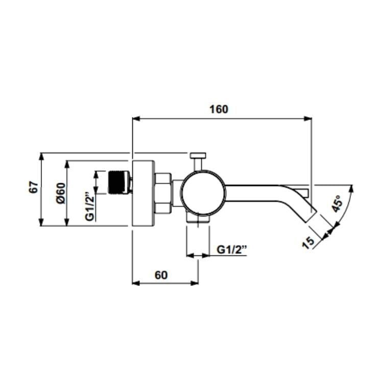 Hafele Banyo Bataryası Fonte Mat Siyah