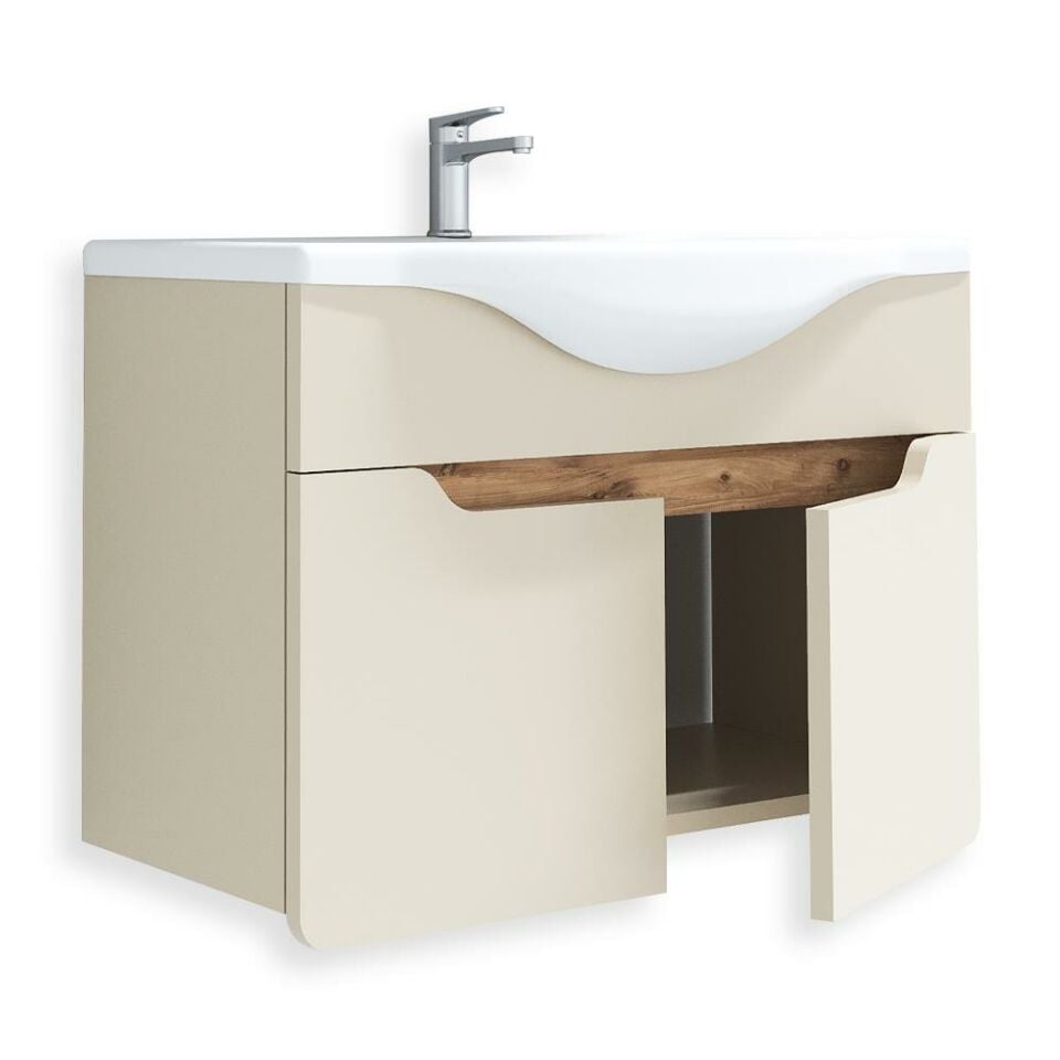 Teta Home Meksika 55 cm Mdf Banyo Lavabolu Alt Dolap