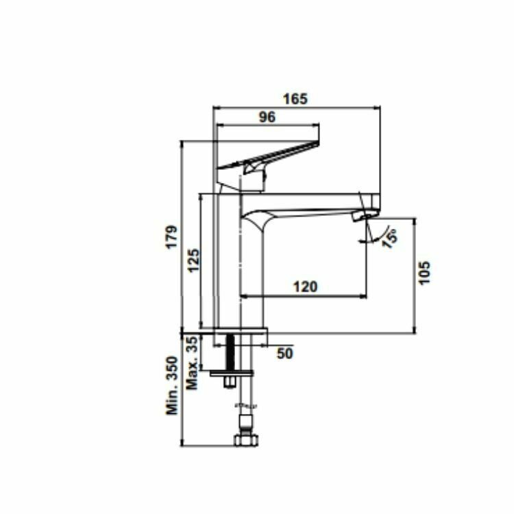 Hafele Lavabo Bataryası Vog Mat Altın
