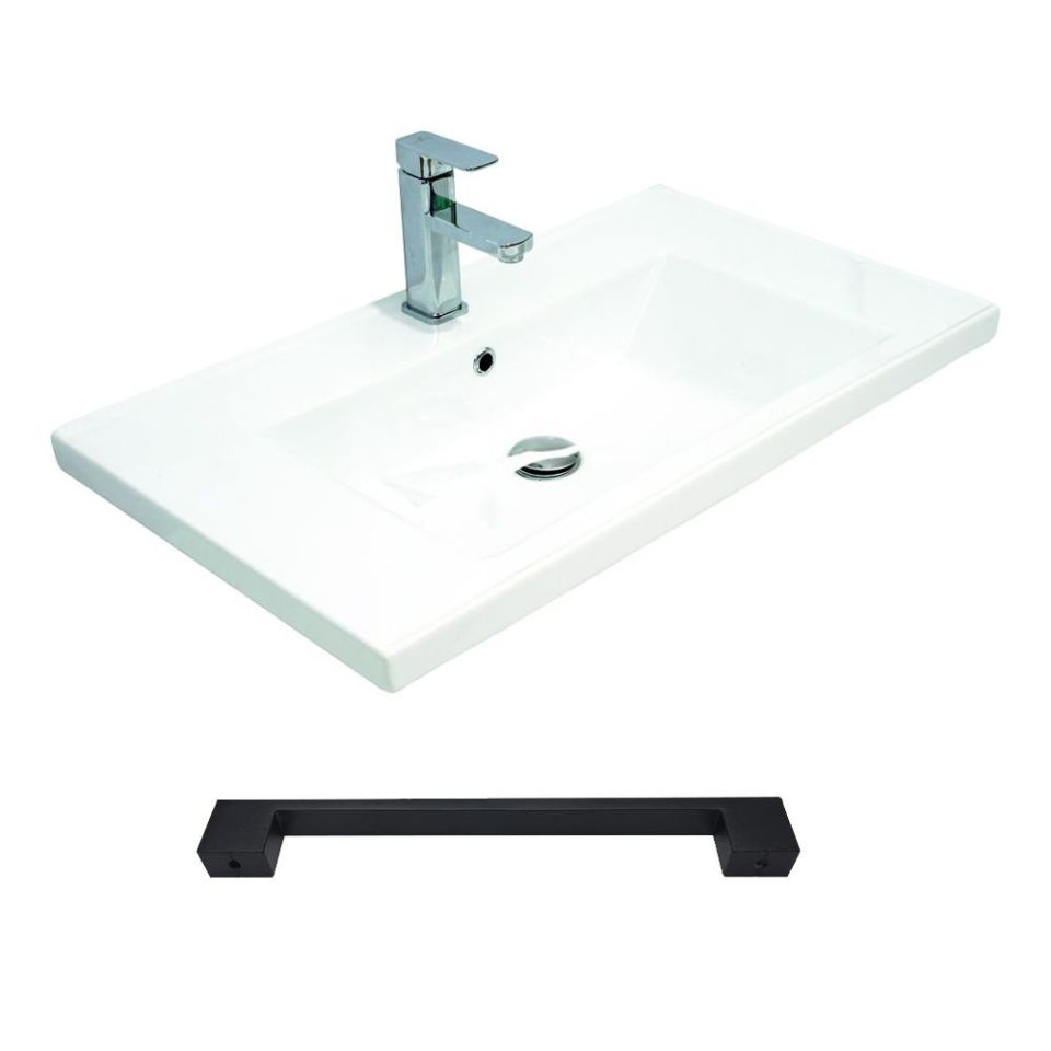 Teta Home Lizbon 80 Cm Mdf Banyo Lavabolu Alt Dolap