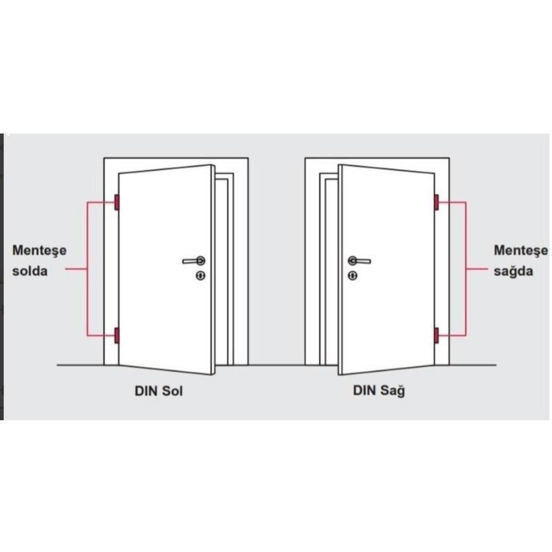 Hafele Yaprak Menteşe Binili Çelik 120mm Sağ Mat Siyah
