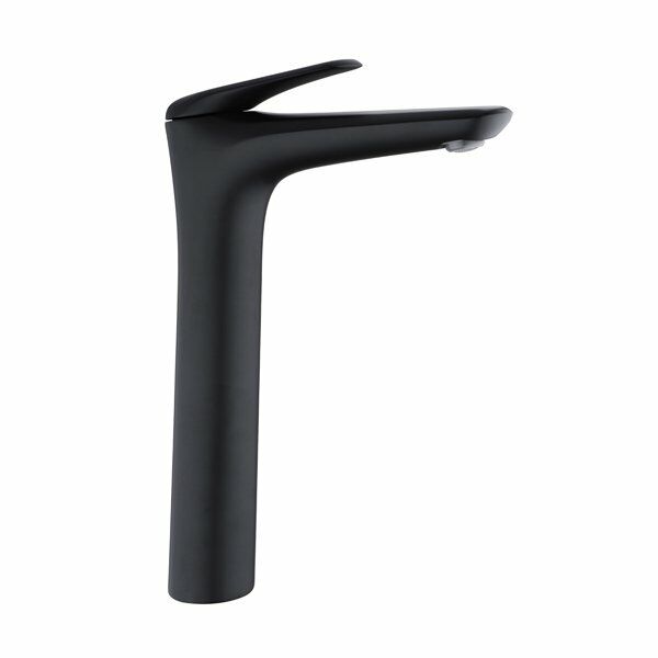 Hafele Lavabo Bataryası Zegna Yüksek Yüzeye Monte Mat Siyah