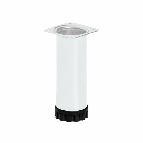 Hafele Mobilya Ayağı Dia 32 Ral9006 150mm Mat Beyaz Renk