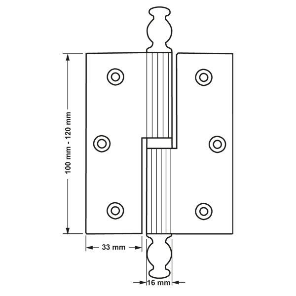 Hafele Calisto Yaprak Menteşe Sağ, Antik Gümüş Renk