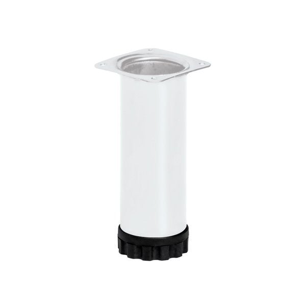Hafele Mobilya Ayağı Dia 32 Ral9006 200mm Mat Beyaz Renk
