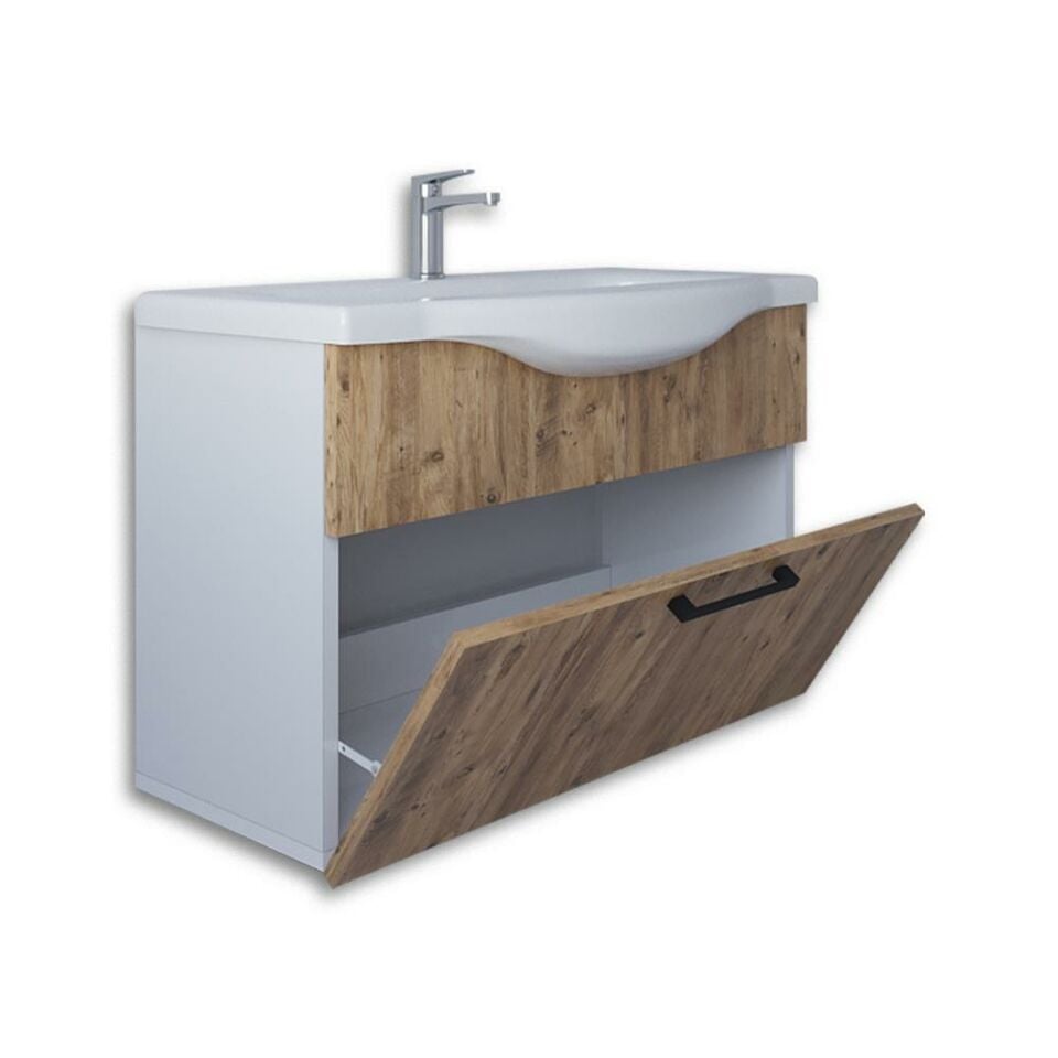 Teta Home Eko 80 cm Mdf Banyo Lavabolu Alt Dolap