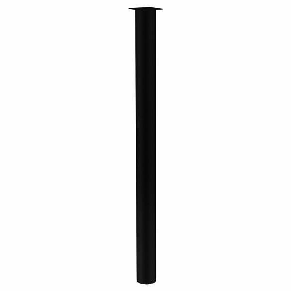 Hafele Otto Cam İçin Masa Ayağı 60x710mm, Siyah Renk
