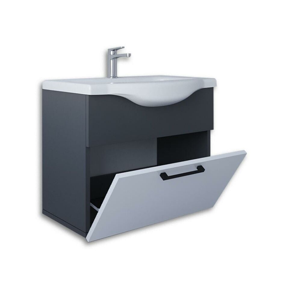 Teta Home Eko 65 cm Mdf Banyo Lavabolu Alt Dolap