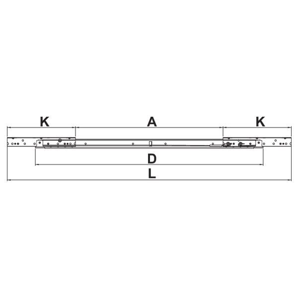Hafele TABLET02 Açılır masa mek. 770/1200mm